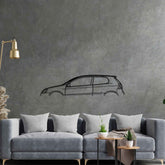 Golf 5 Classic Silhouette Metal Wall Art